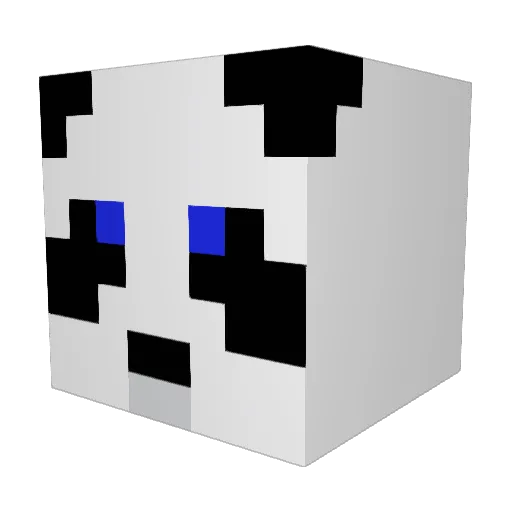 Champlunatic Minecraft avatar head, 3D render