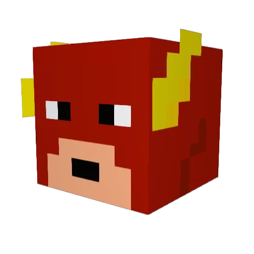 Champs2014 Minecraft avatar head, 3D render