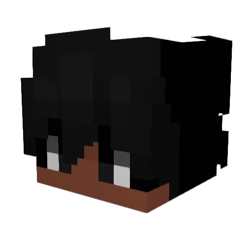 Champy08 Minecraft avatar head, 3D render