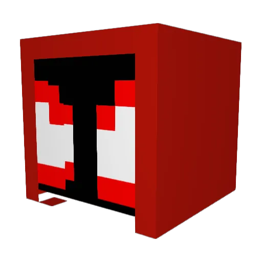Champy141 Minecraft avatar head, 3D render