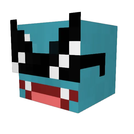 ChanChanW Minecraft avatar head, 3D render