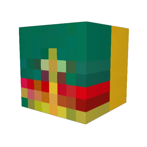 Chanca__ Minecraft avatar head, 3D render