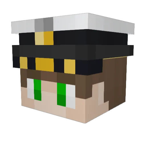 ChancellorN13 Minecraft avatar head, 3D render