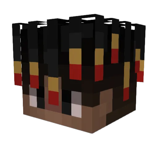 Chancexpert Minecraft avatar head, 3D render