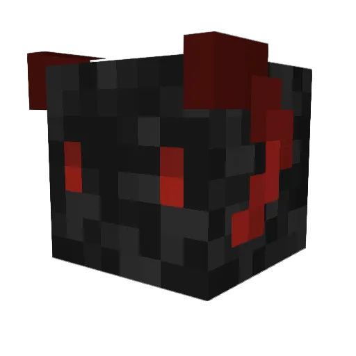 ChancyGuillotine Minecraft avatar head, 3D render