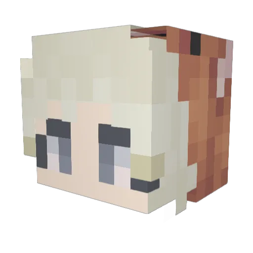 ChandlerCeras Minecraft avatar head, 3D render
