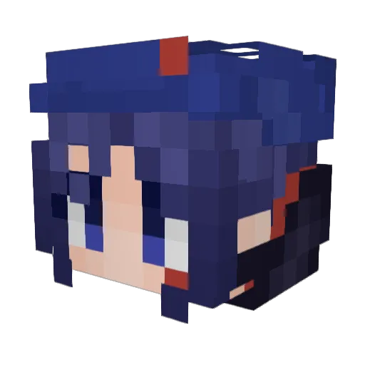 Chandlerddd Minecraft avatar head, 3D render