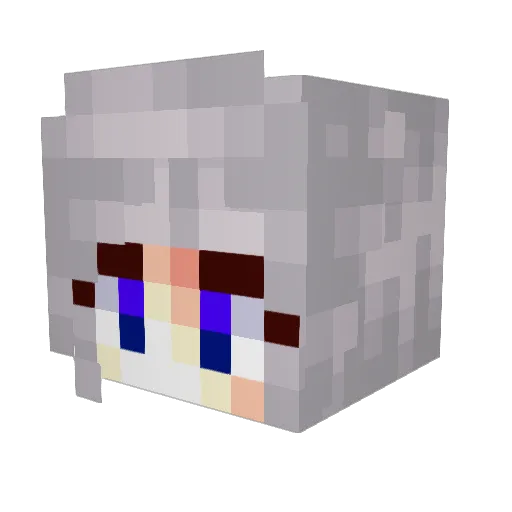 ChanelOrbelin Minecraft avatar head, 3D render