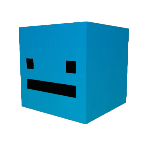 Chanelzie Minecraft avatar head, 3D render