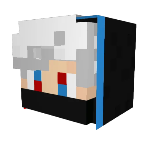 Chang_chi_pao Minecraft avatar head, 3D render
