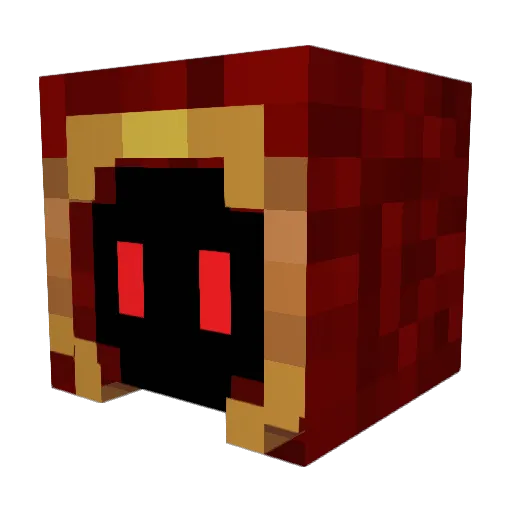 ChangeHM Minecraft avatar head, 3D render