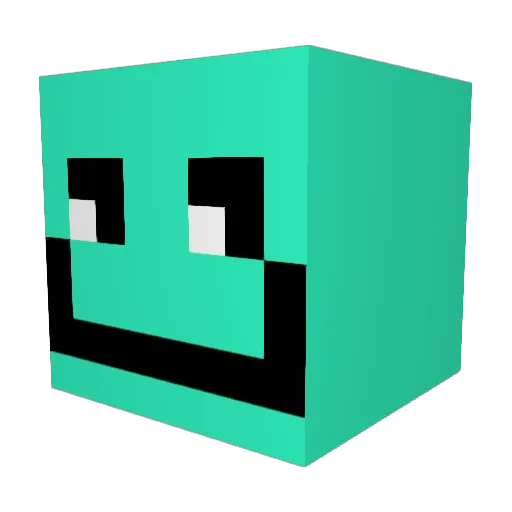 ChangeOfPlans4U Minecraft avatar head, 3D render
