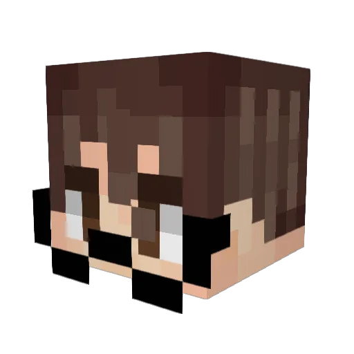 Change_User Minecraft avatar head, 3D render