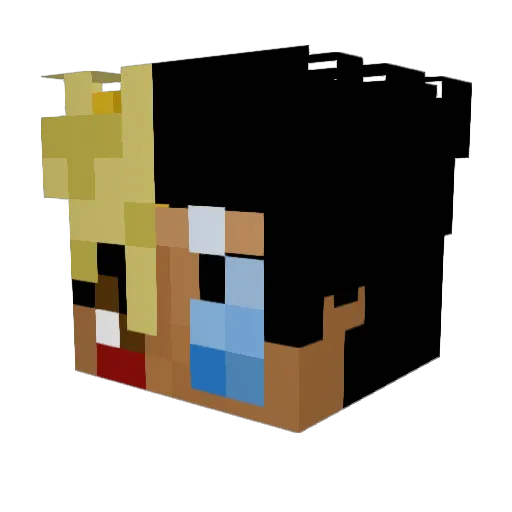Chankey_Mang Minecraft avatar head, 3D render