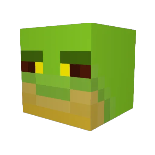 Channing114 Minecraft avatar head, 3D render