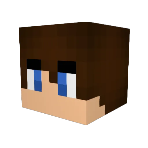 Chano91 Minecraft avatar head, 3D render