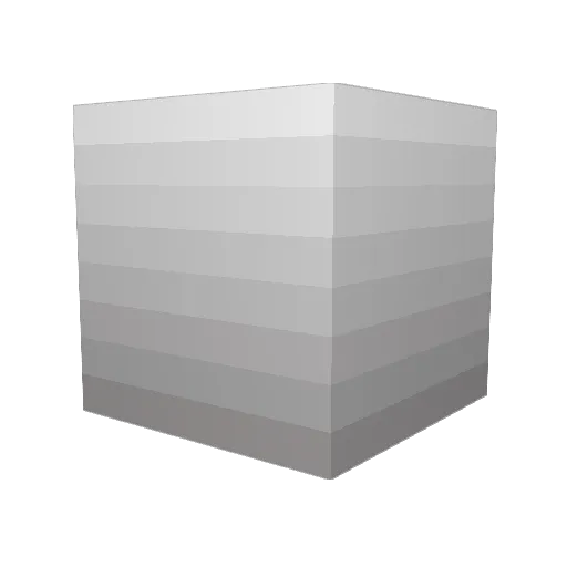 Chanoou Minecraft avatar head, 3D render
