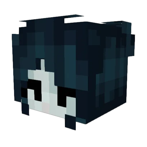 Chanti10 Minecraft avatar head, 3D render