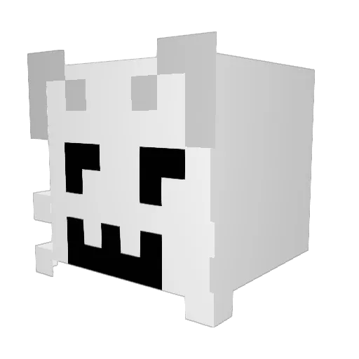 Chanwich Minecraft avatar head, 3D render
