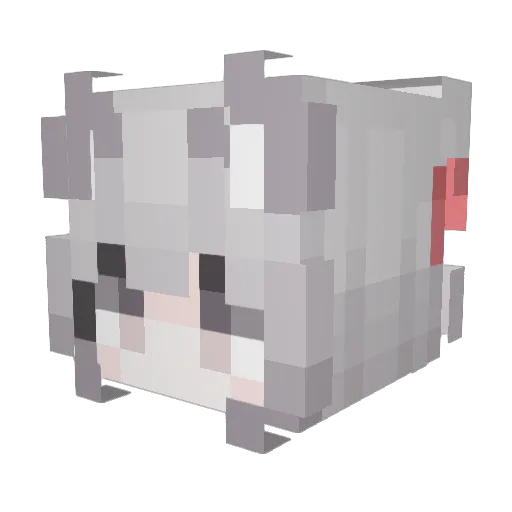 Chao_Ma0 Minecraft avatar head, 3D render