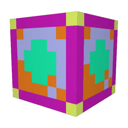Chaonetic Minecraft avatar head, 3D render