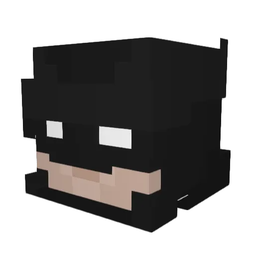 ChaosComputrClub Minecraft avatar head, 3D render