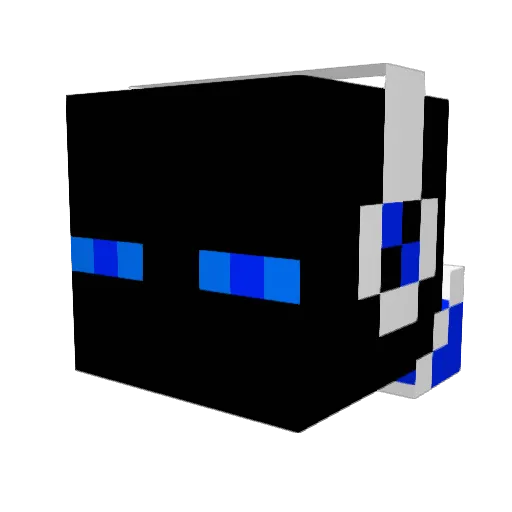 ChaosController4 Minecraft avatar head, 3D render