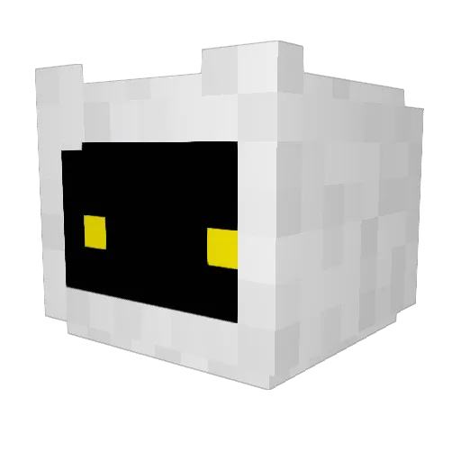 ChaosCookie44 Minecraft avatar head, 3D render