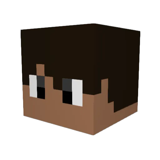 ChaosEli7e Minecraft avatar head, 3D render
