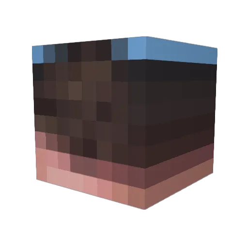 ChaosFusions Minecraft avatar head, 3D render