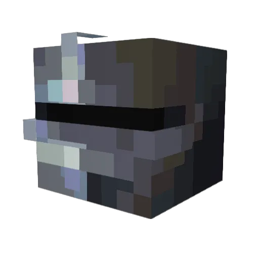ChaosGhost736 Minecraft avatar head, 3D render
