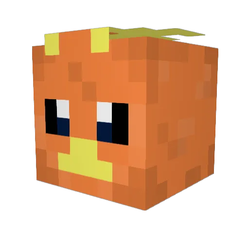 ChaosIsBad Minecraft avatar head, 3D render