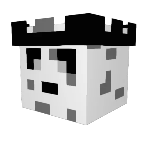 ChaosLe10 Minecraft avatar head, 3D render