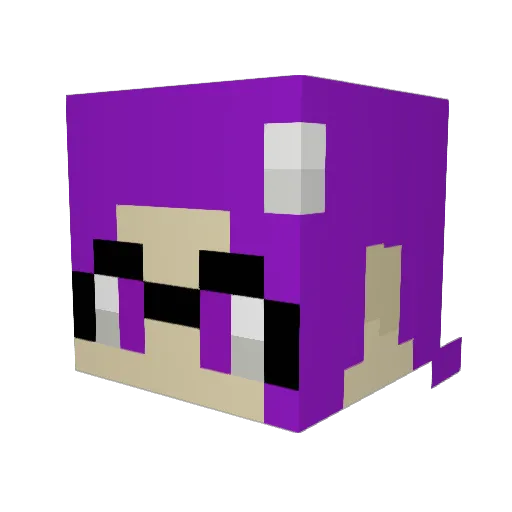 ChaosMonkey13 Minecraft avatar head, 3D render