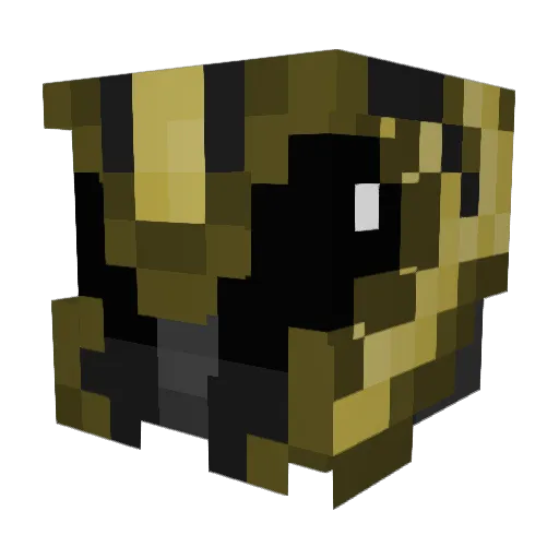 ChaosOnDuity Minecraft avatar head, 3D render