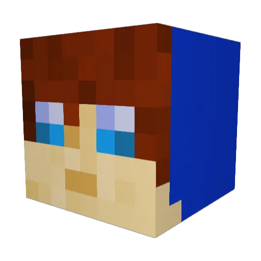 ChaosPigeon652 Minecraft avatar head, 3D render