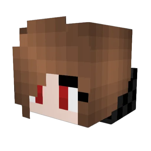 ChaosRules1420 Minecraft avatar head, 3D render