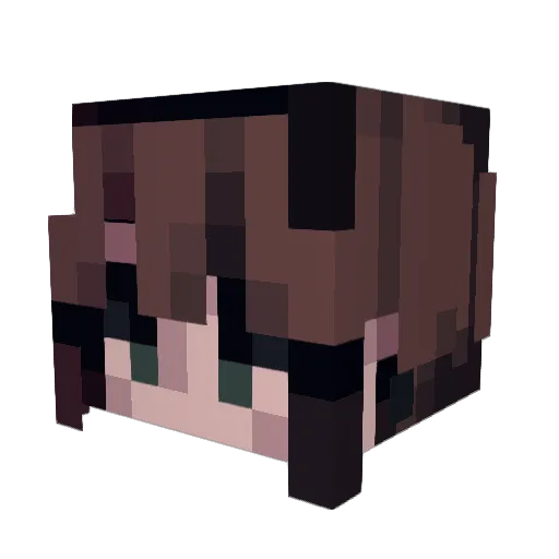 Chaos_Gremlin Minecraft avatar head, 3D render