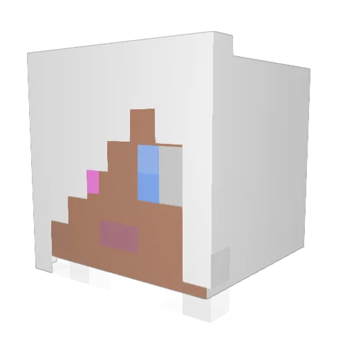 Chaos_Kin Minecraft avatar head, 3D render