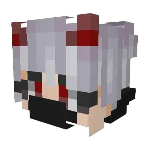Chaos_Mimi Minecraft avatar head, 3D render