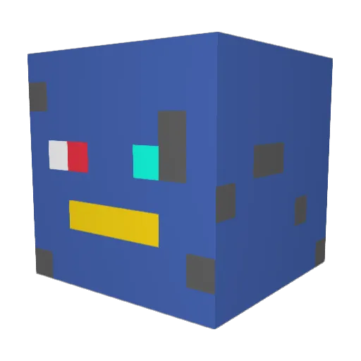 Chaos_Pengu Minecraft avatar head, 3D render