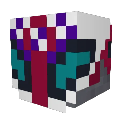 Chaosdragon007 Minecraft avatar head, 3D render
