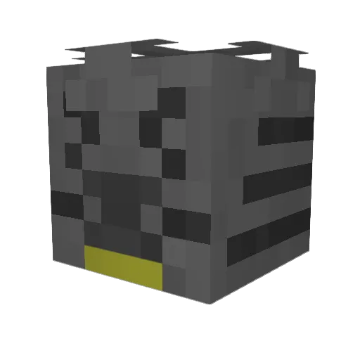 Chaosembrace Minecraft avatar head, 3D render