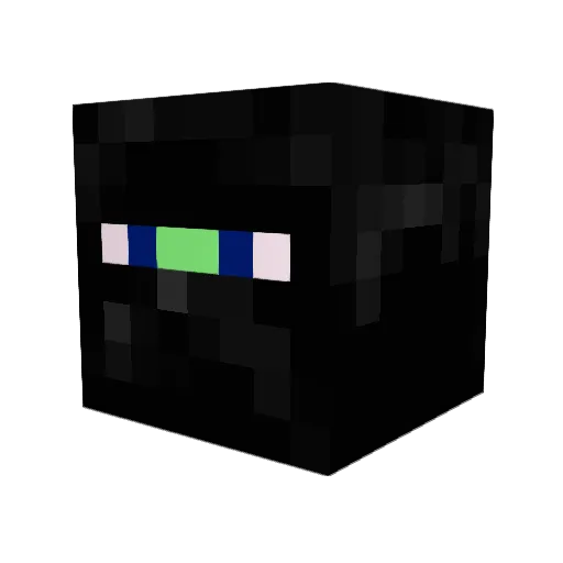 ChaoticNumber Minecraft avatar head, 3D render