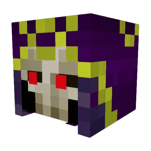 ChaoticReaper3 Minecraft avatar head, 3D render