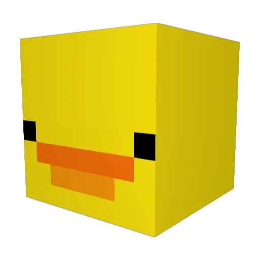 Chaotic_Matter Minecraft avatar head, 3D render