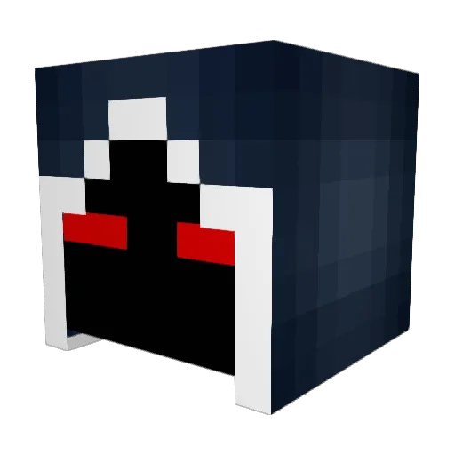 ChaozJoe Minecraft avatar head, 3D render