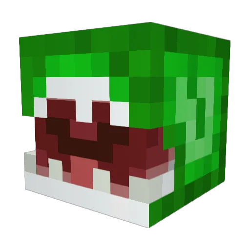 ChapChop95 Minecraft avatar head, 3D render