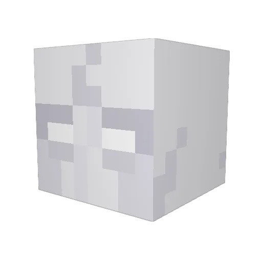ChapeChifter Minecraft avatar head, 3D render