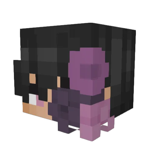 Chapmc Minecraft avatar head, 3D render
